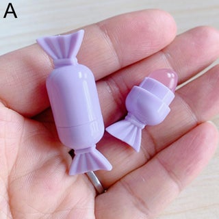Silicone brush head, jelly-shaped round head, mini portable lipstick brush, blush brush, fingertip brush, concealer brush with cap